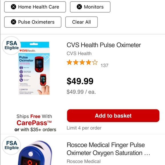 CVS Other Portable Pulse Oximeter Poshmark